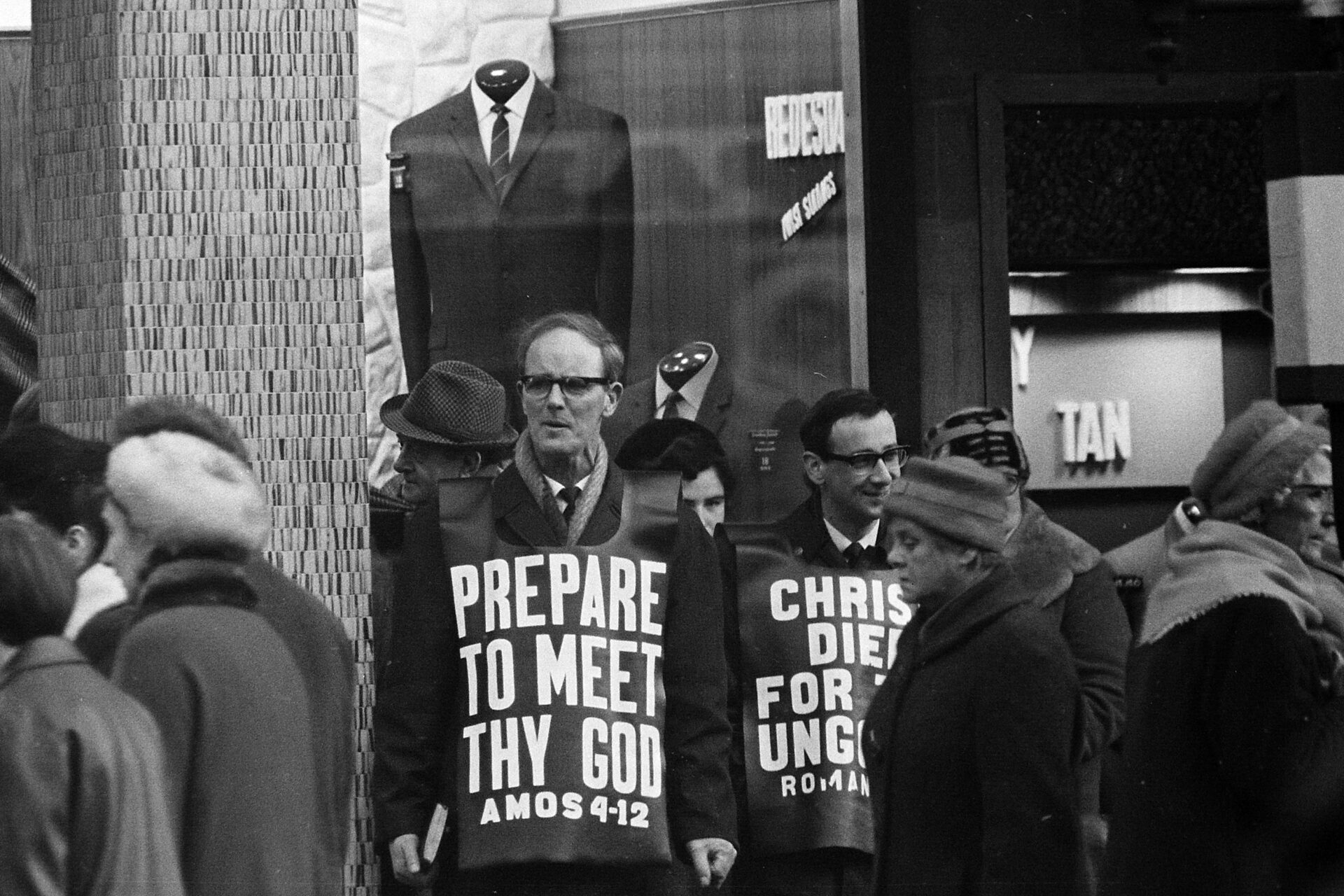 “Prepare to meet thy God” was a common site in Belfast in the 1970s